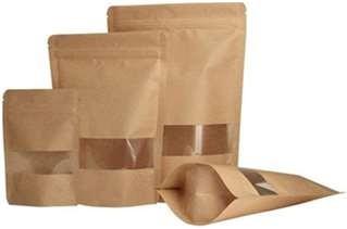 Kraft sealable bags